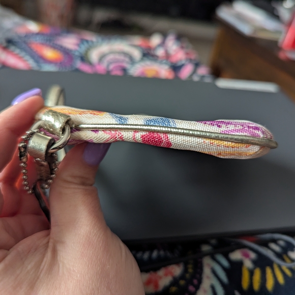 Coach Hampton Scribble Wristlet - Picture 8 of 9